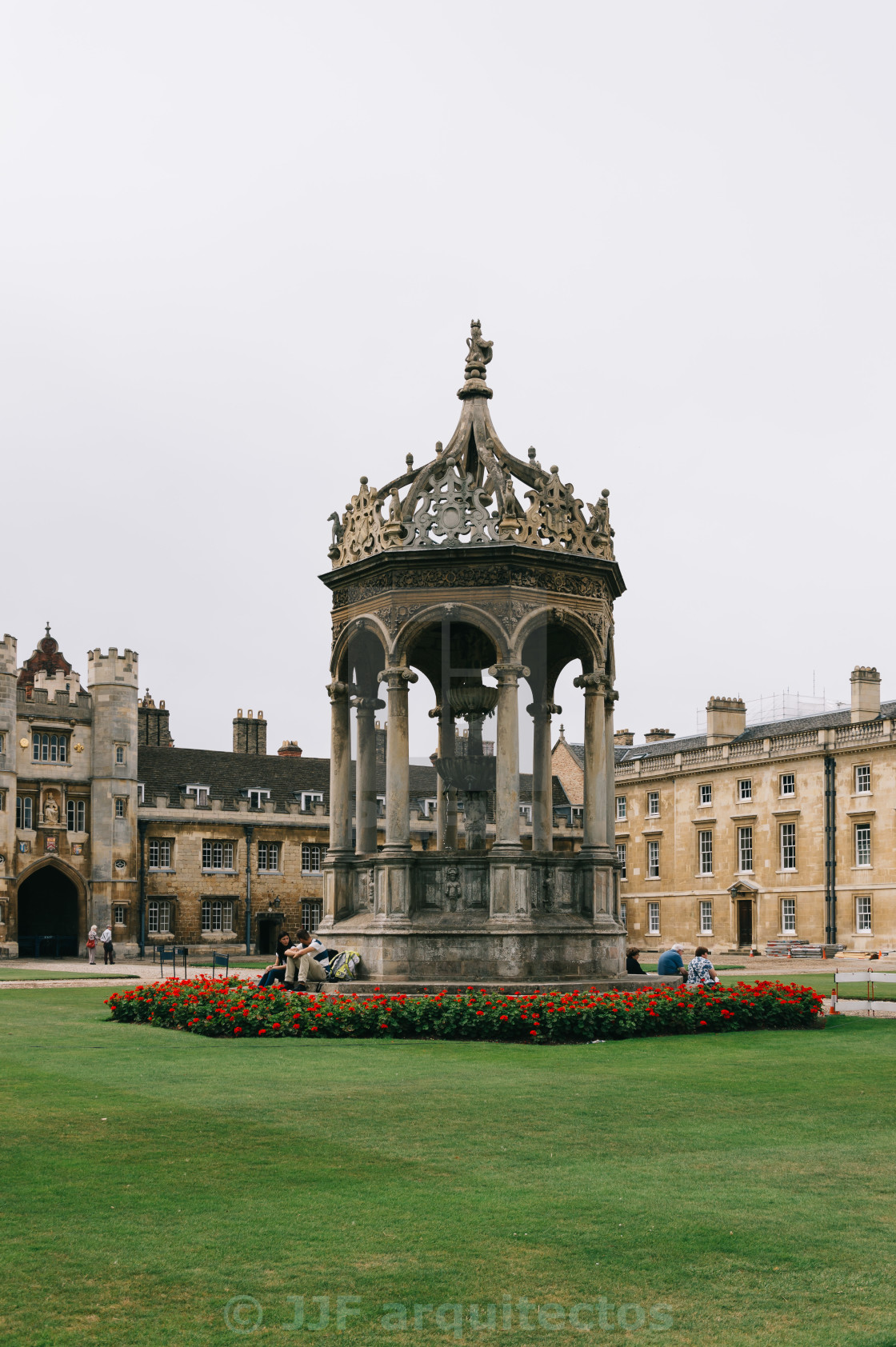 "Trinity College in Cambridge" stock image