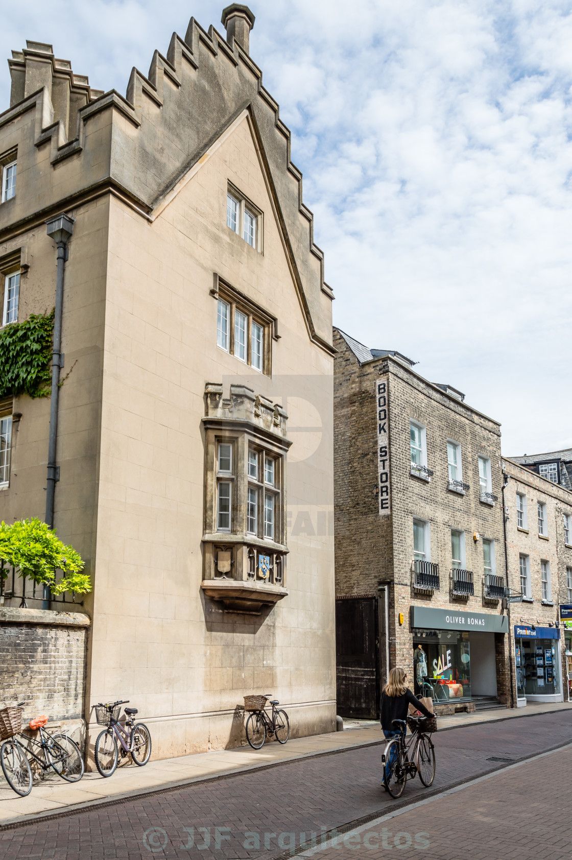 "Street in Cambridge" stock image