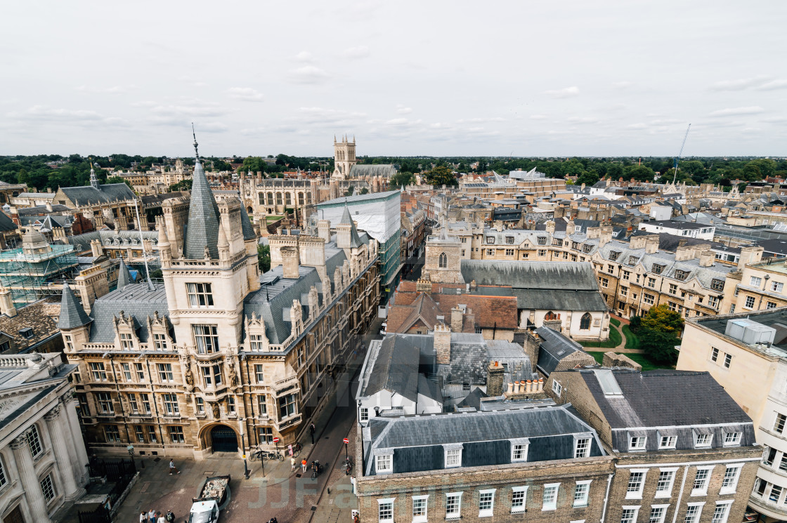 "Cityscape of Cambridge" stock image