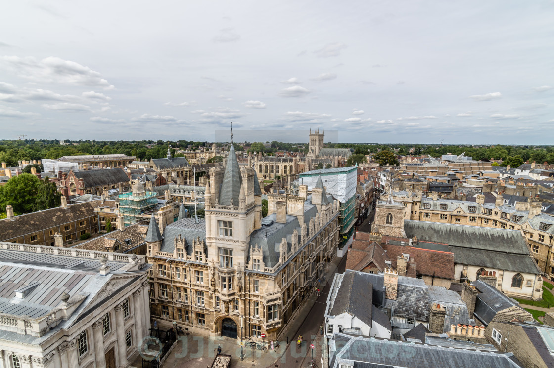 "Cityscape of Cambridge" stock image