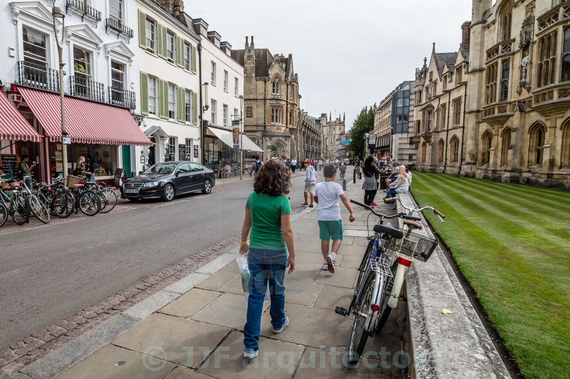 "Cityscape of Cambridge" stock image