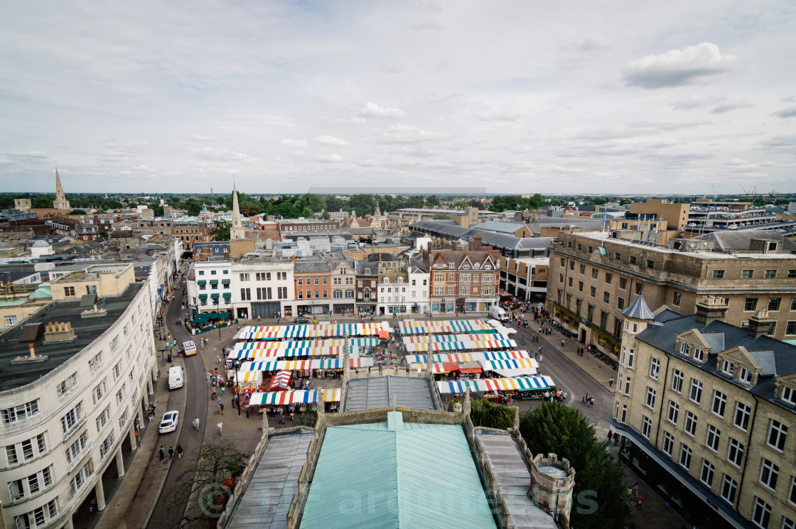 "Cityscape of Cambridge" stock image