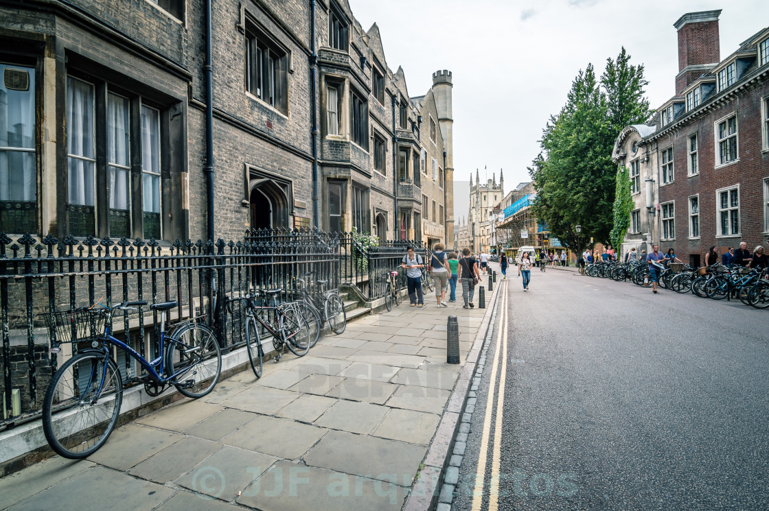 "Street in Cambridge" stock image