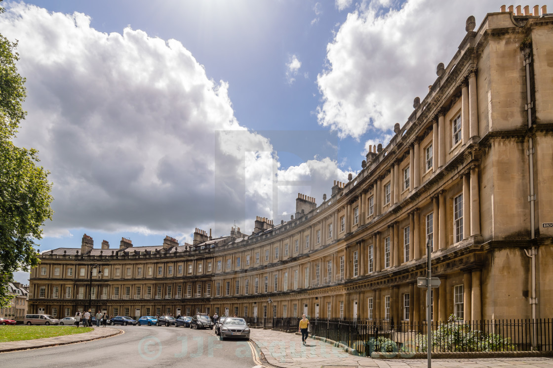 "Circus buildings in Bath" stock image