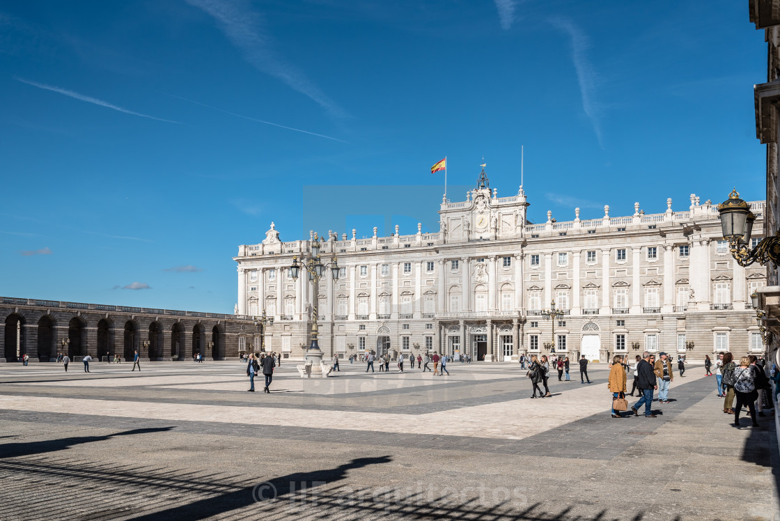 "Royal Palace in Madrid" stock image