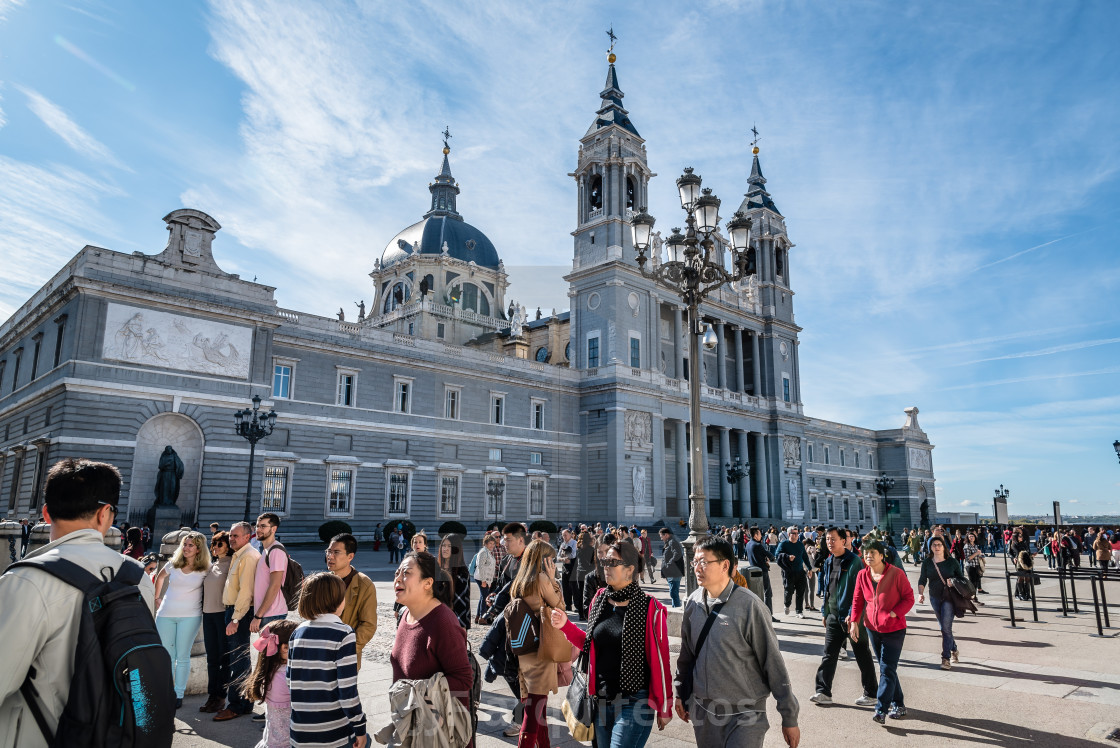 "Royal Theater in Madrid" stock image