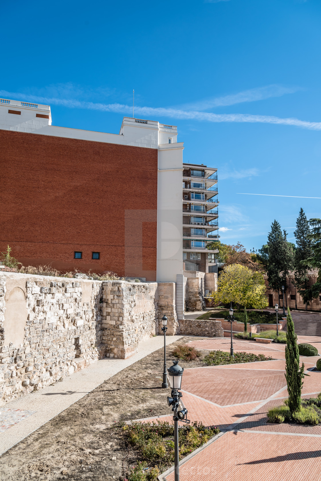 "Arab Walls in Madrid" stock image