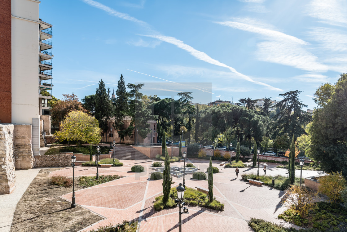 "Arab Walls in Madrid" stock image