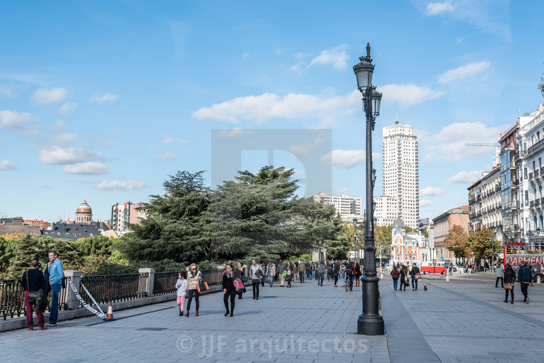 "Street in Madrid" stock image