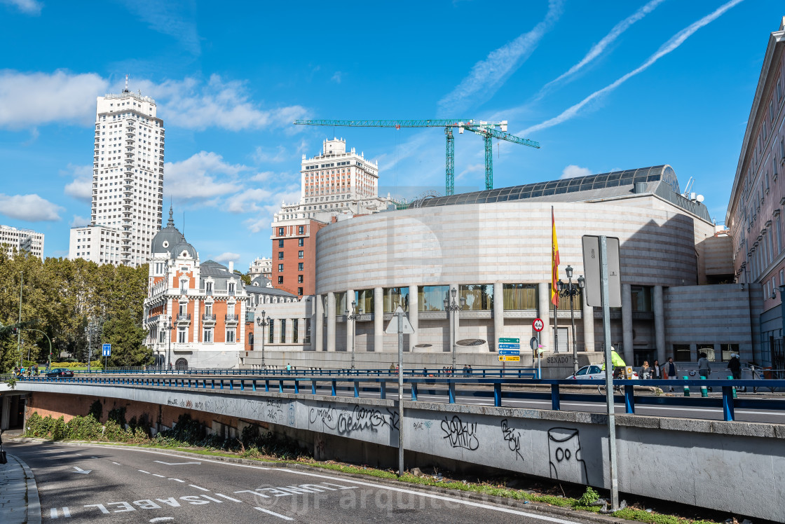 "Street in Madrid" stock image