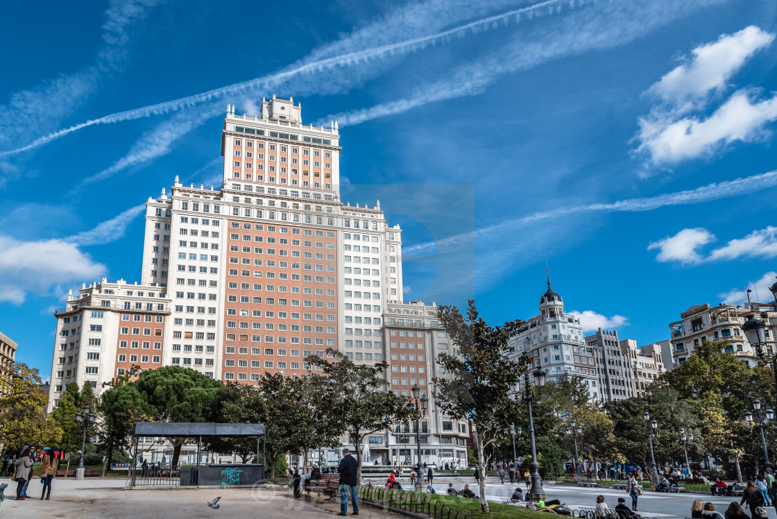 "Street in Madrid" stock image