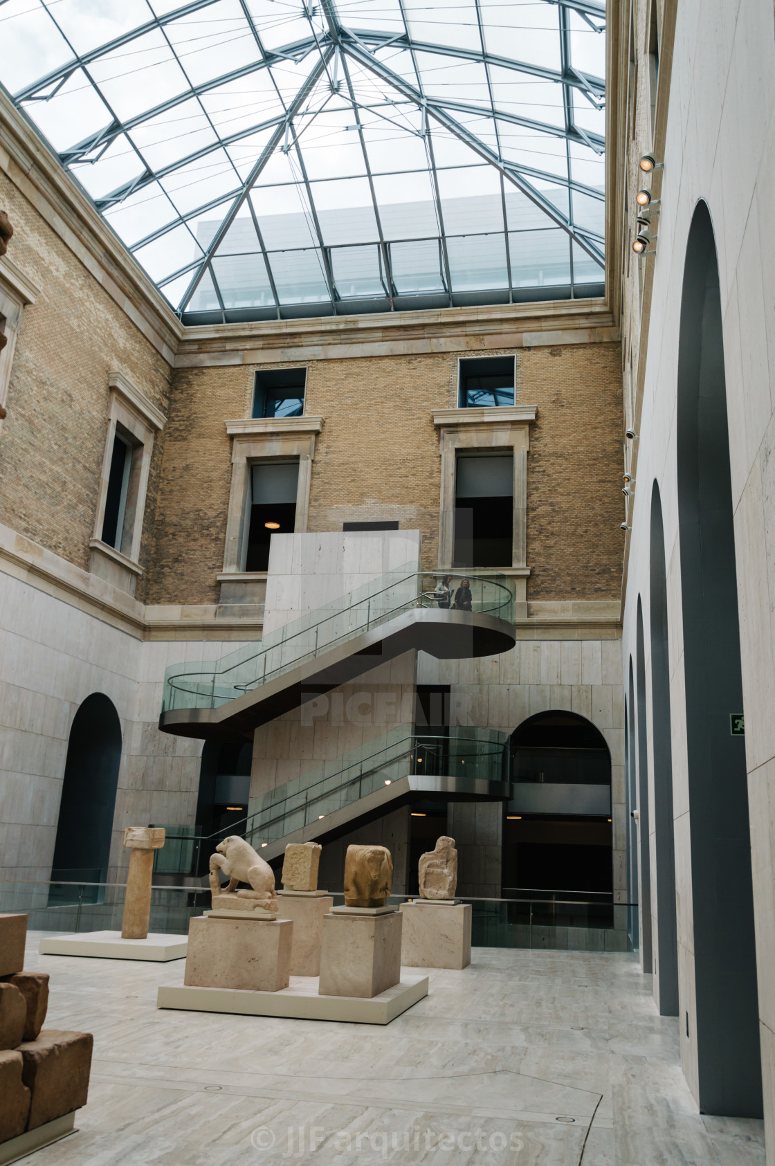 "Indoors view of Museum" stock image