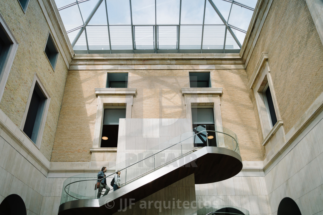 "Indoors view of Museum" stock image