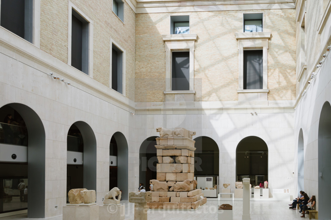 "Indoors view of Museum" stock image