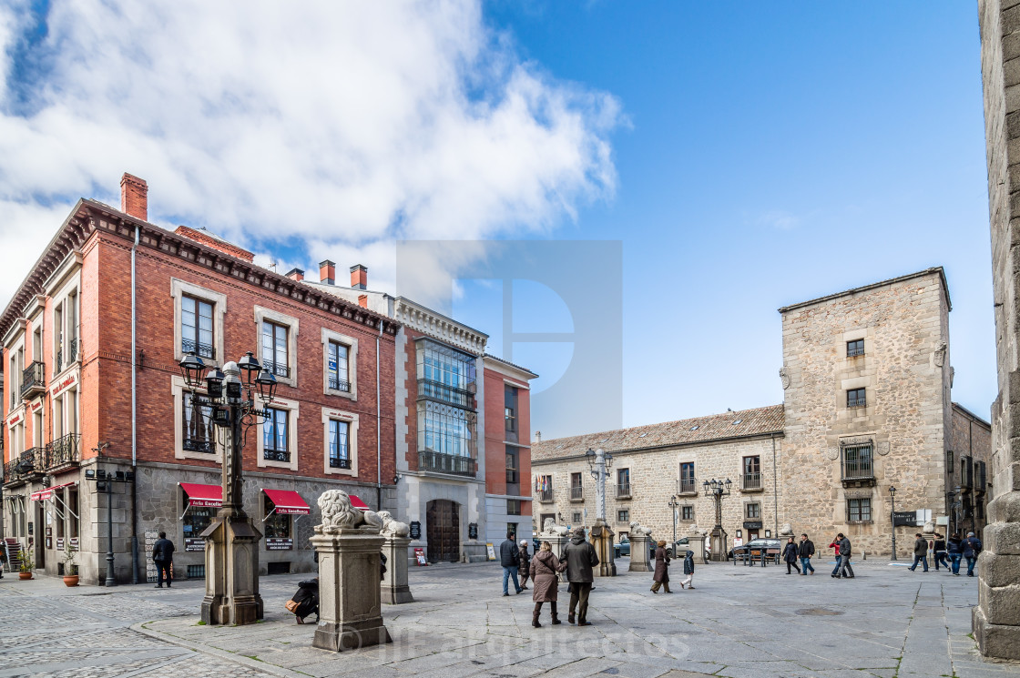 "Cityscape of Avila" stock image