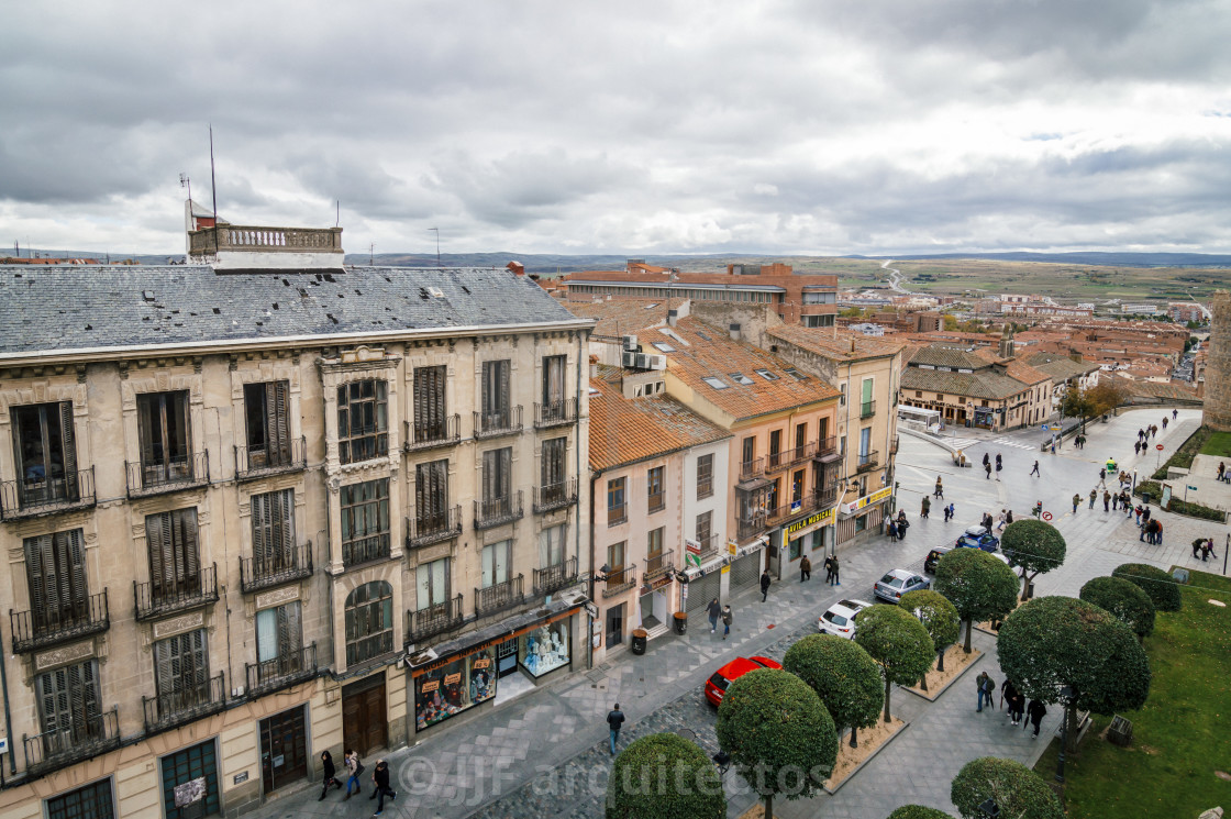 "Cityscape of Avila" stock image