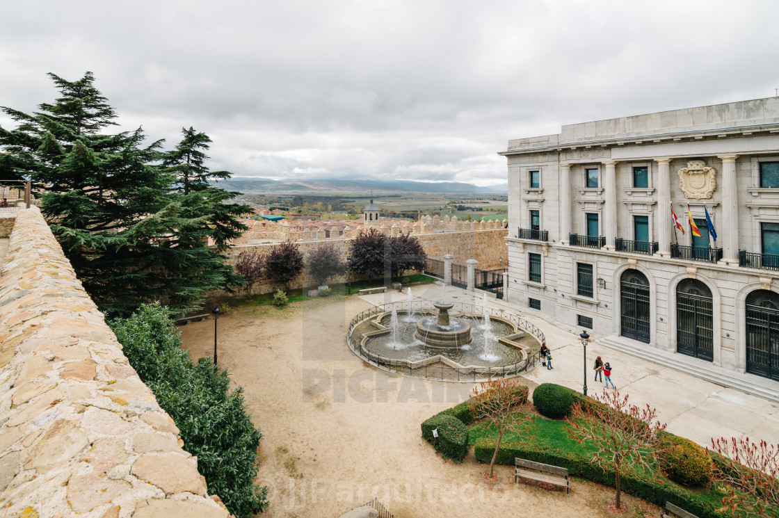 "Cityscape of Avila" stock image