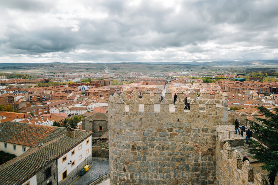 "Cityscape of Avila" stock image