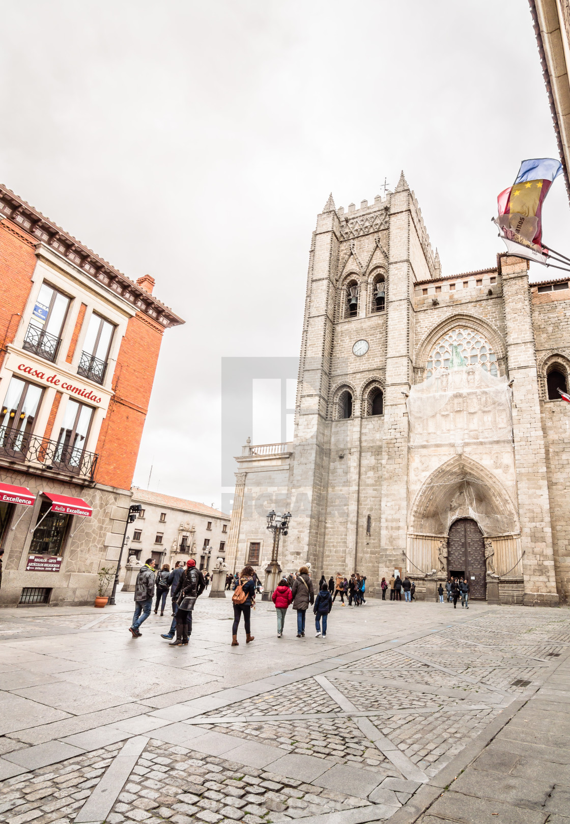 "Cathedral of Avila" stock image