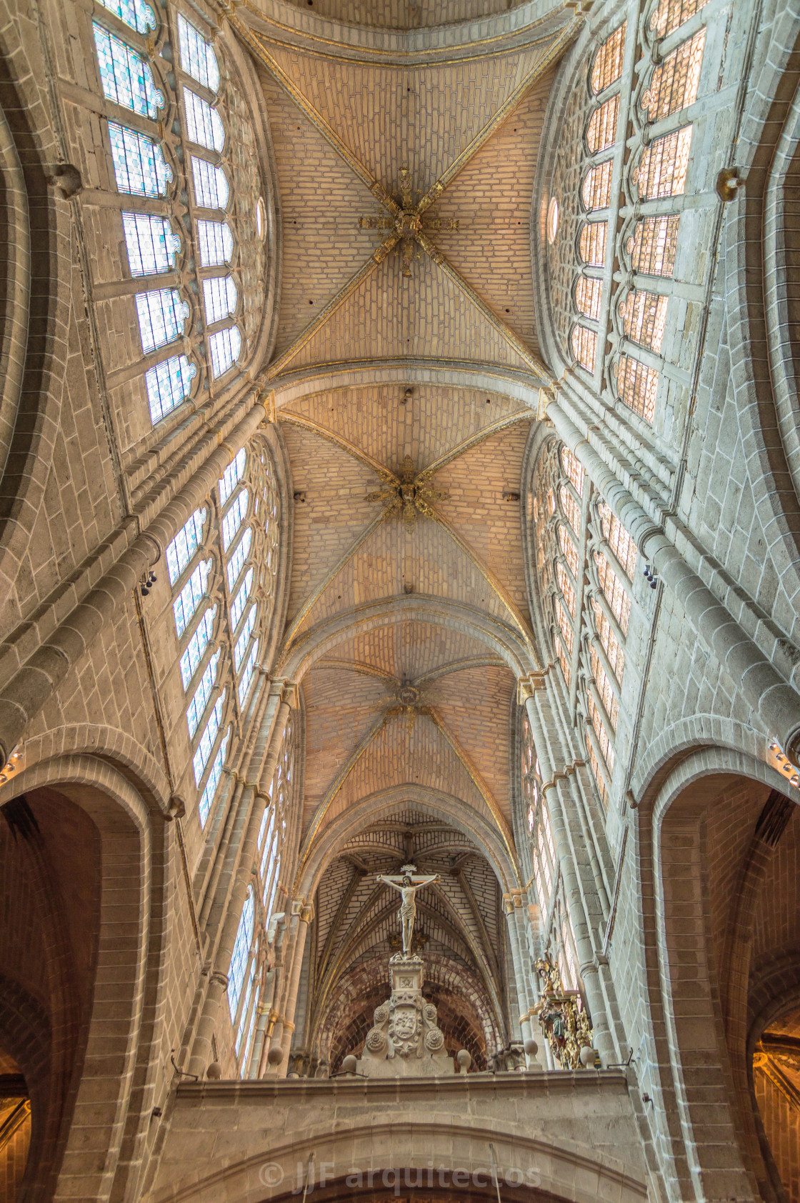 "Cathedral of Avila" stock image