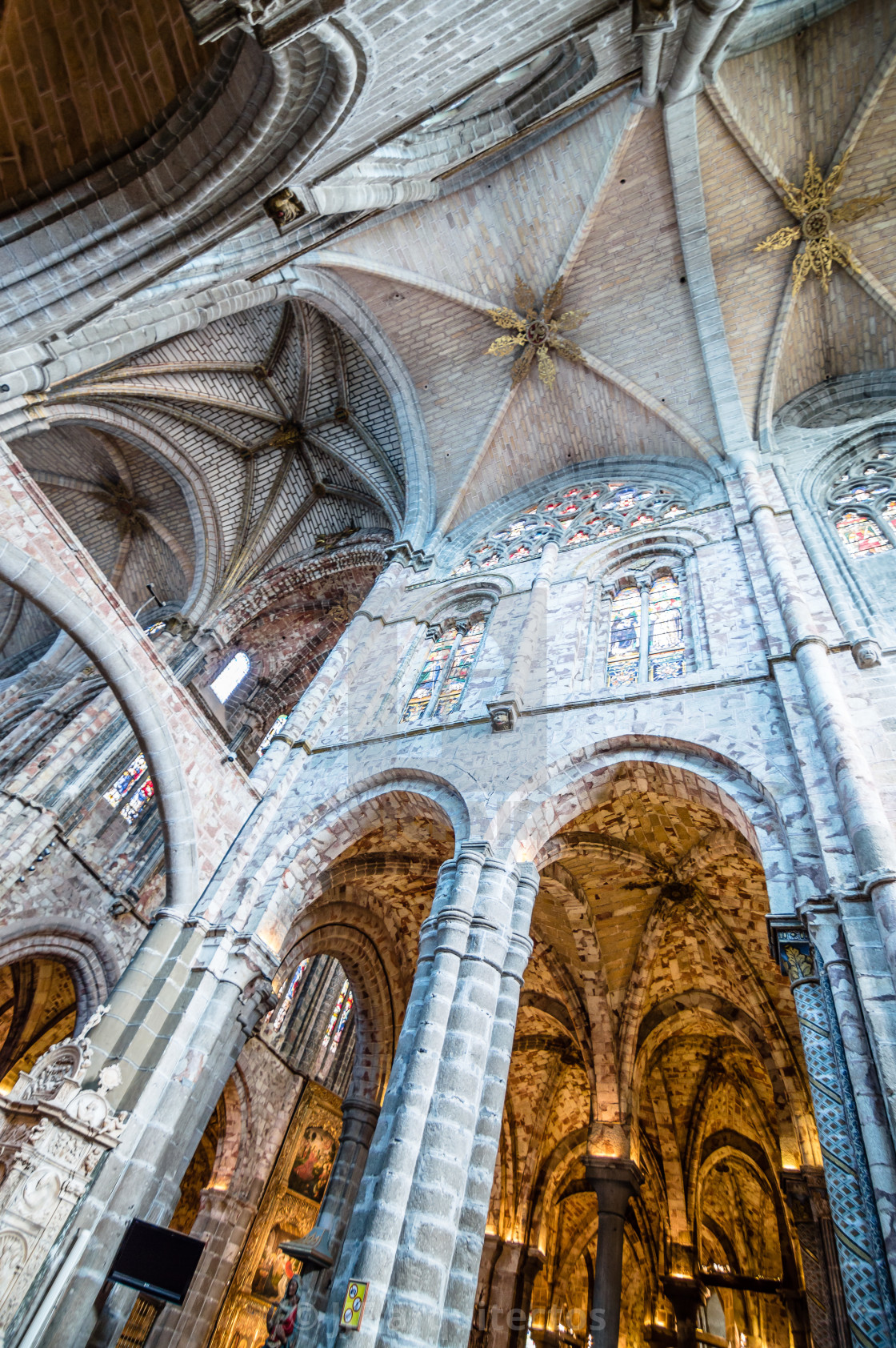 "Cathedral of Avila" stock image