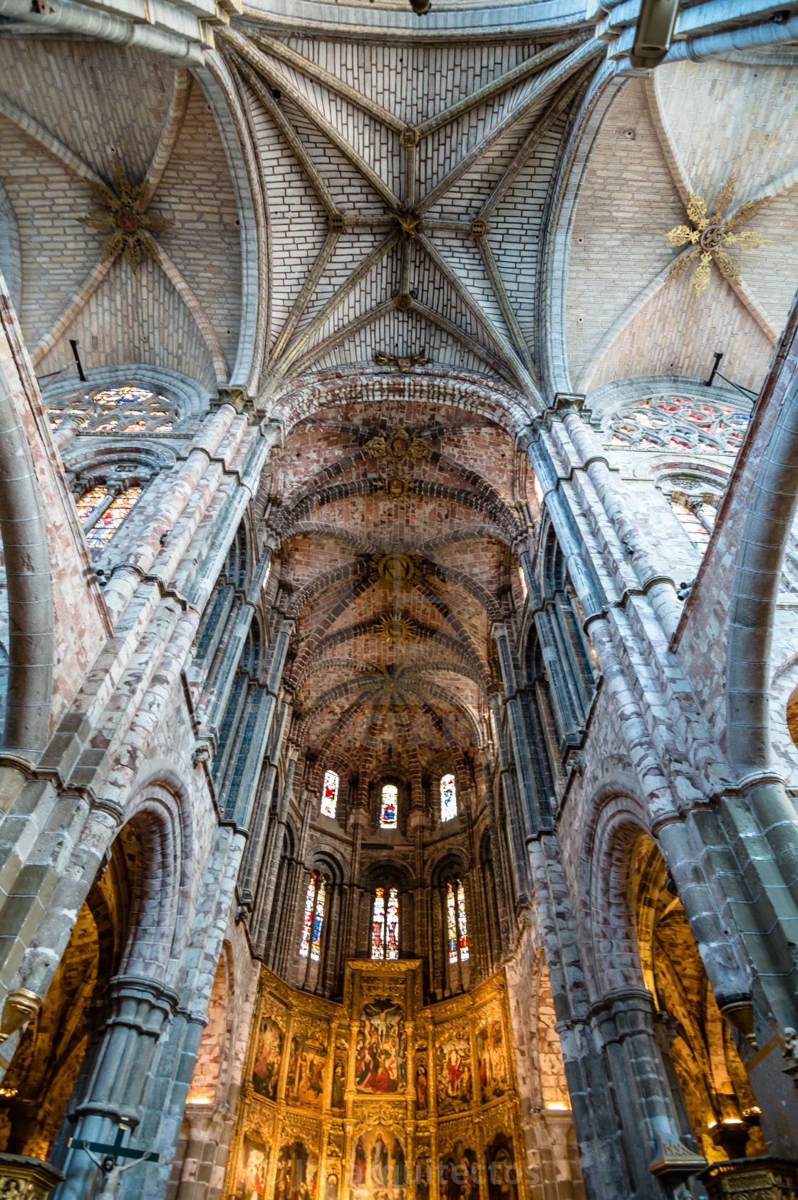 "Cathedral of Avila" stock image