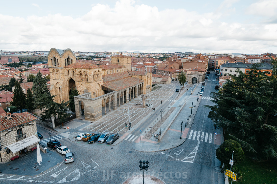 "Cityscape of Avila" stock image