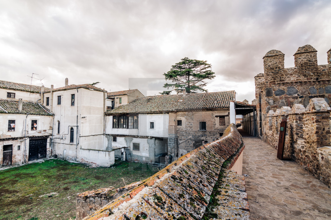 "Walls of Avila" stock image