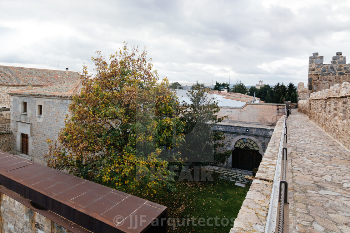 "Walls of Avila" stock image