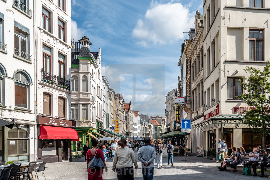 "The Grote Markt of Antwerp" stock image