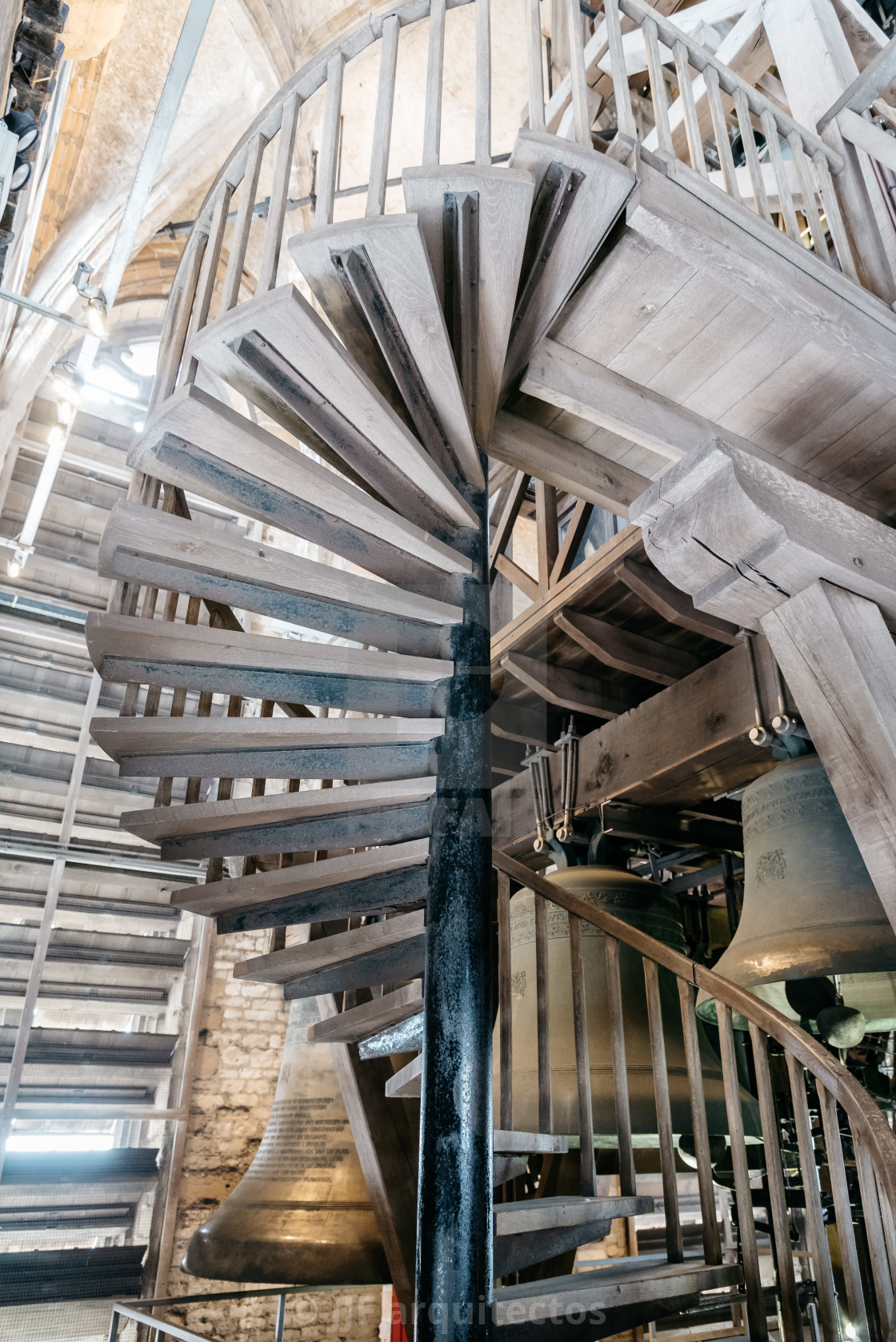 "Bells mechanism of Cathedral of Mechelen" stock image