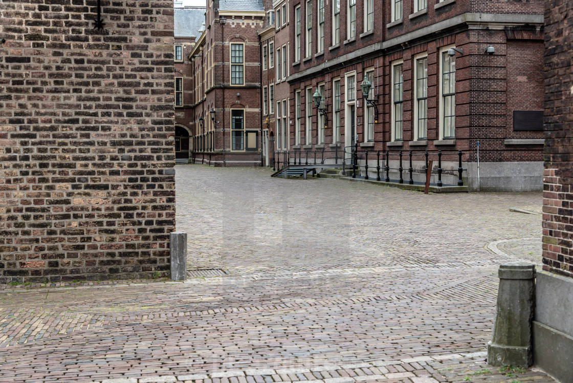 "Binnenhof buildings in The Hague" stock image