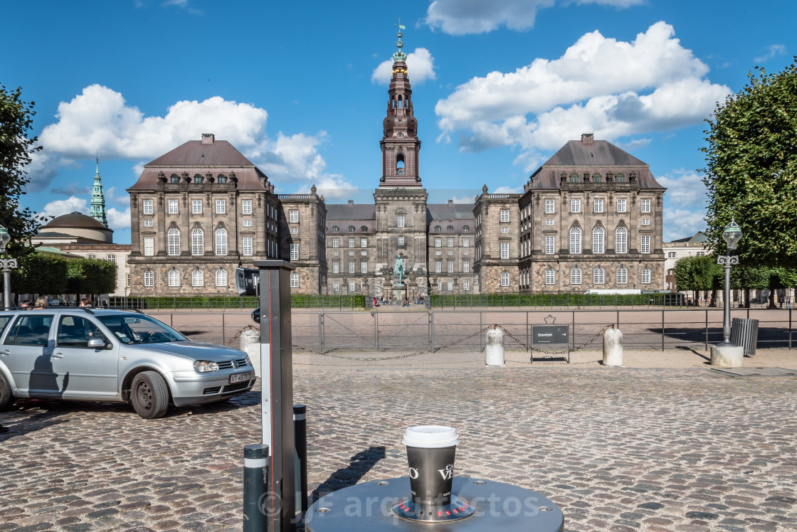 "Christiansborg Palace in Copenhagen" by JJF arquitectos - $18.28 "Christiansborg Palace in Copenhagen" stock image