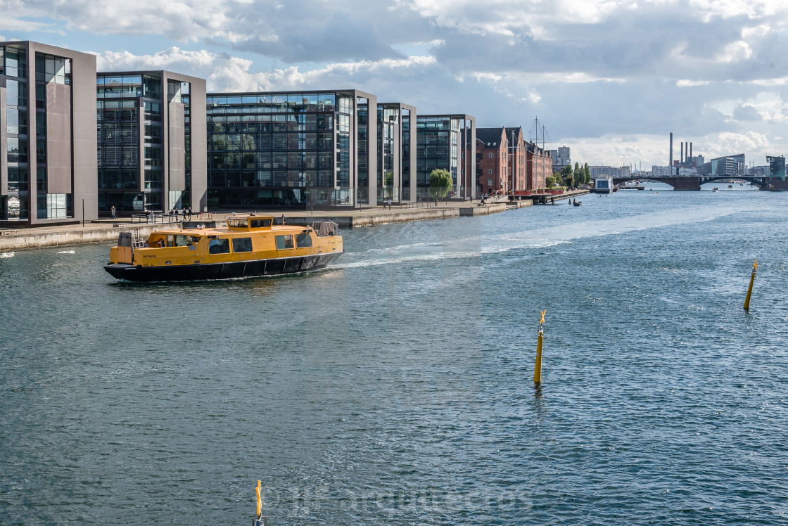 "Sunny summer day in waterfront of Copenhagen" stock image