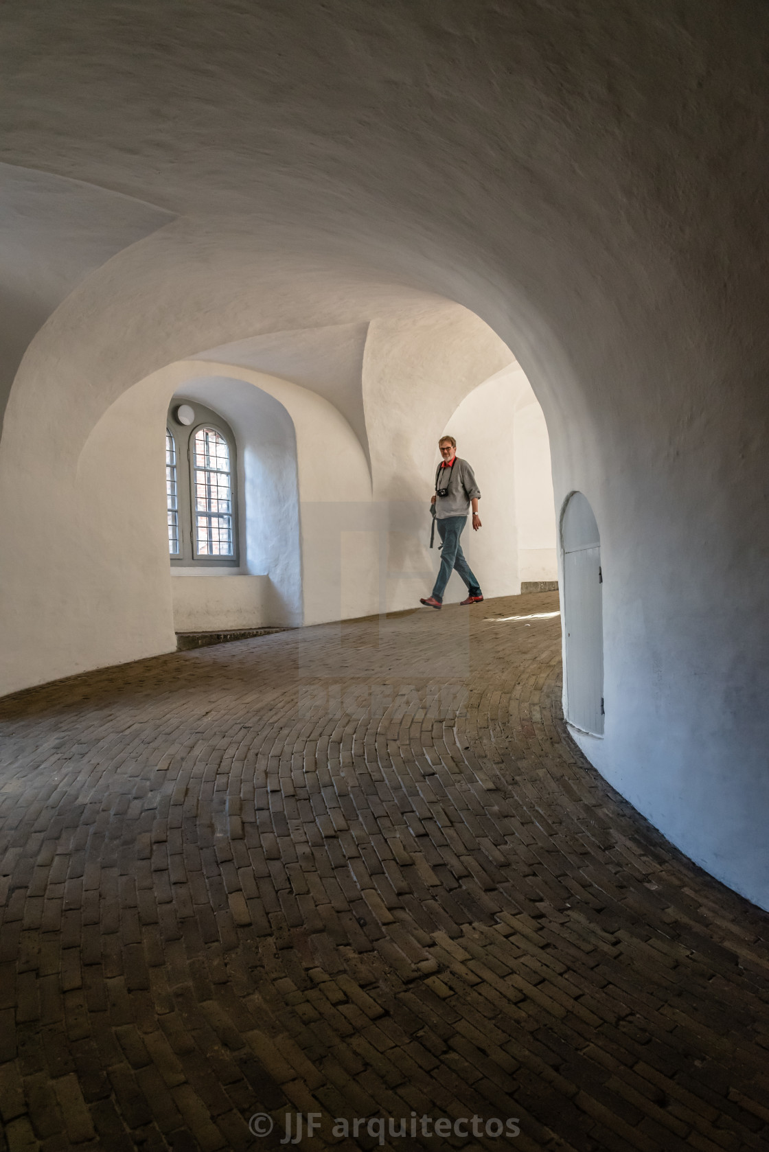 "The Rundetaarn is a tower located in central Copenhagen, it w" stock image