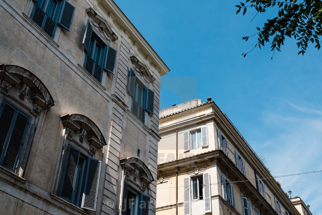 "Low angle view of Quirinal Palace in Rome" stock image