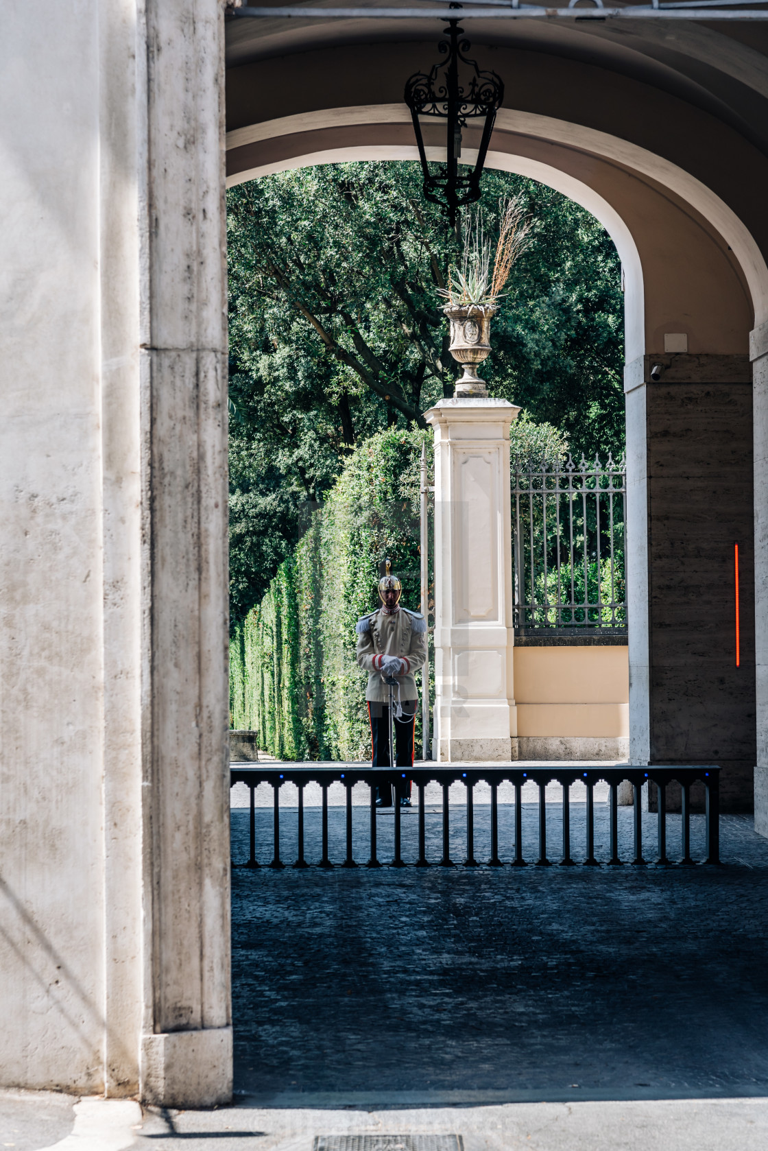 "The Quirinal Palace in Rome" stock image