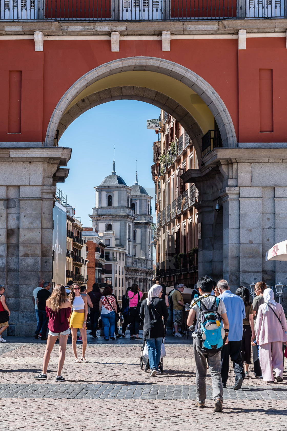 "Plaza Mayor in Madrid" stock image