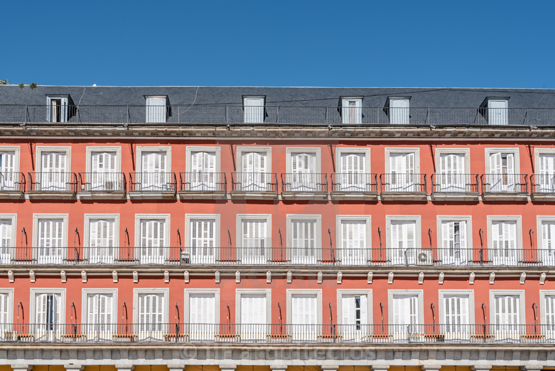 "Plaza Mayor in Madrid" stock image