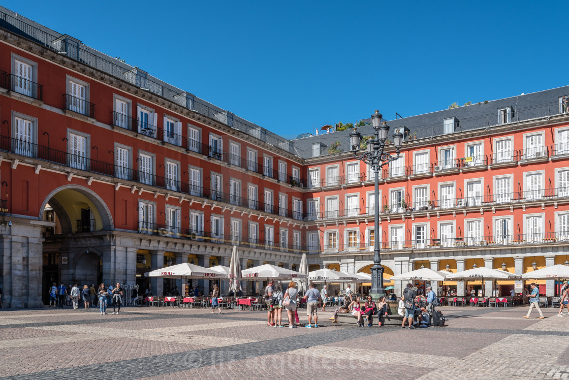 "Plaza Mayor in Madrid" stock image