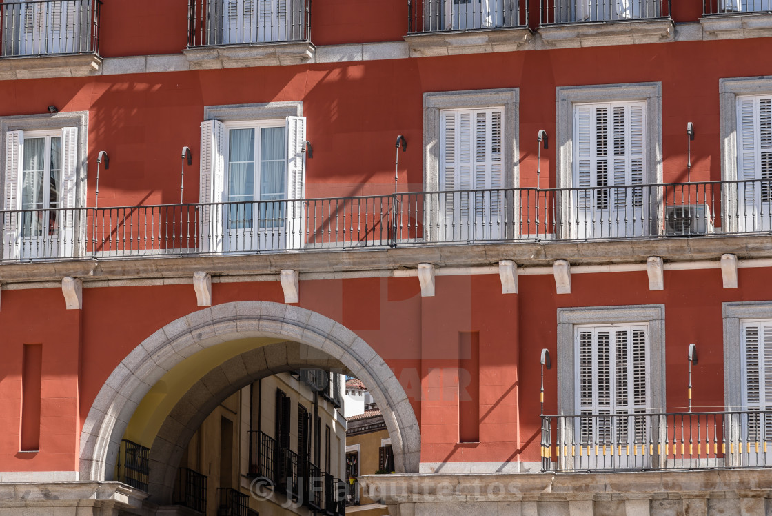 "Plaza Mayor in Madrid" stock image