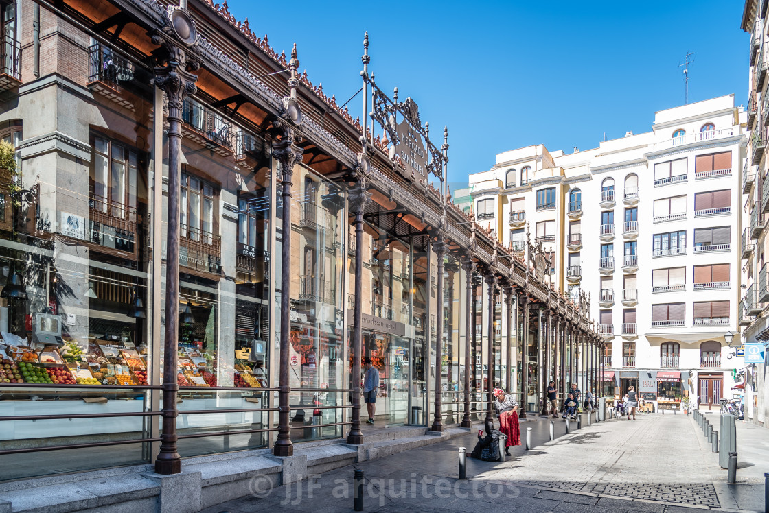 "San Miguel Market in Madrid" stock image