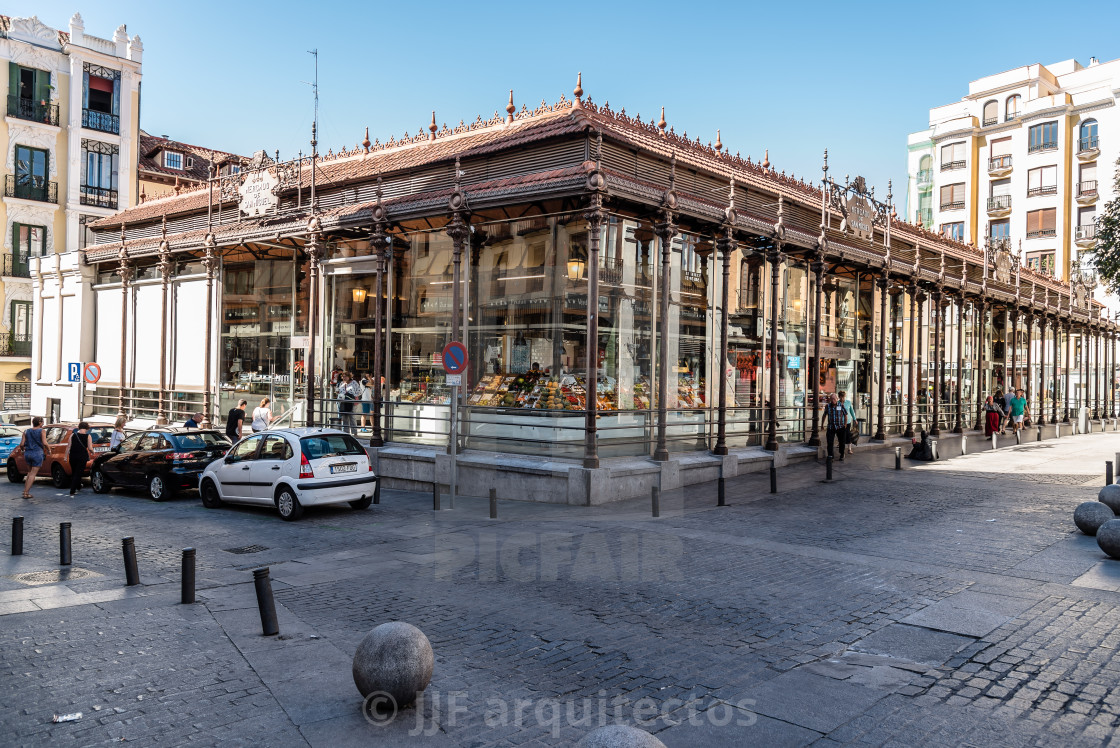 "San Miguel Market in Madrid" stock image