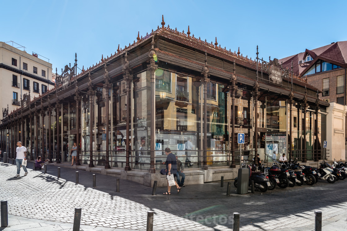 "San Miguel Market in Madrid" stock image