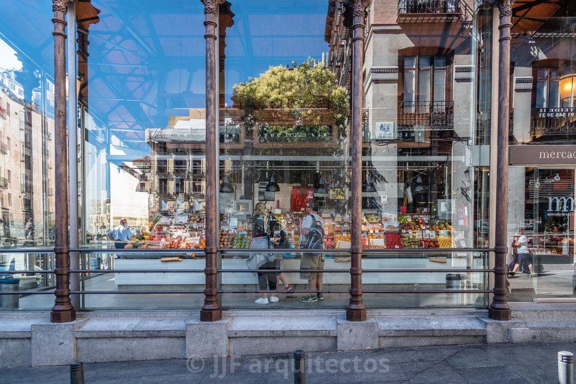 "San Miguel Market in Madrid" stock image