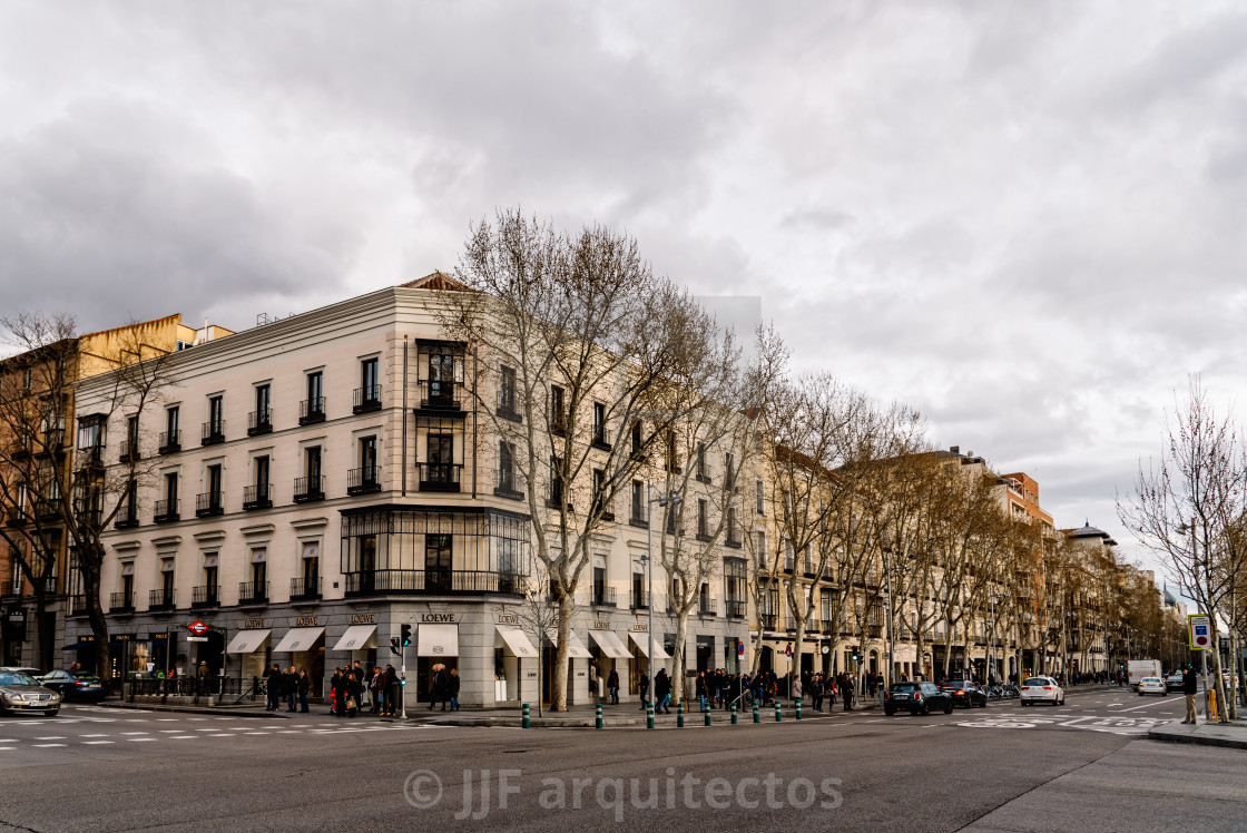 Luxury shopping districts in Spain