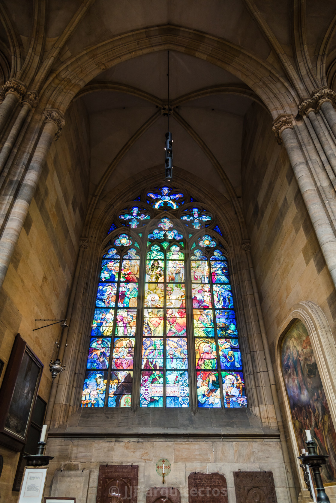 "St. Vitus Cathedral in Prague" stock image