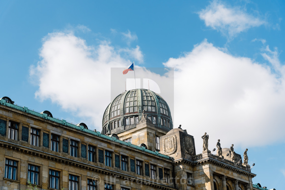 "Public building in Prague" stock image