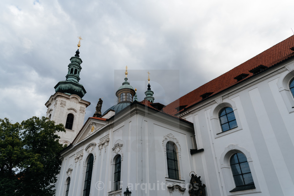 "Strahov Monastery in Prague" stock image