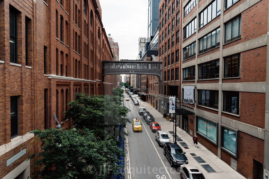 "Meatpacking district in Chelsea in New York" stock image